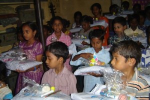 children India missions trip christmas gifts