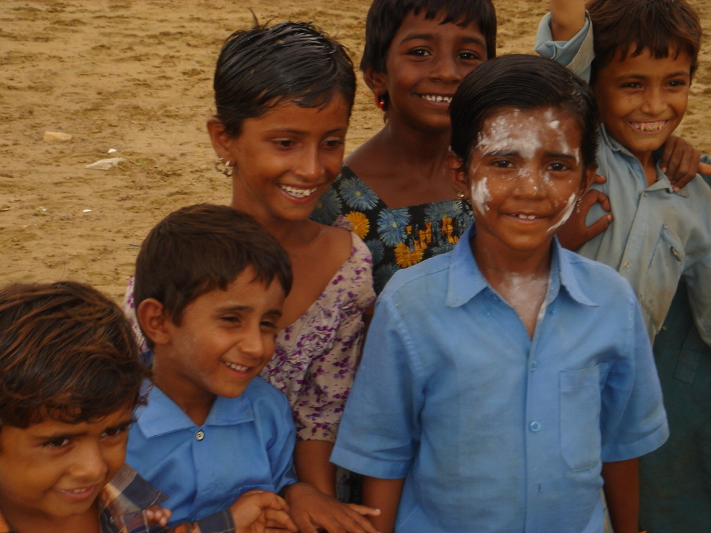 India children smiling mission missions trip Love and Hope Ministries